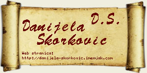 Danijela Skorković vizit kartica